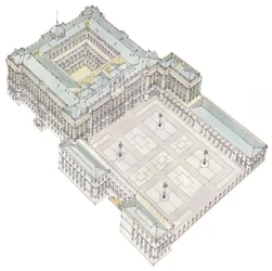 Königspalast. Madrid, Spanien